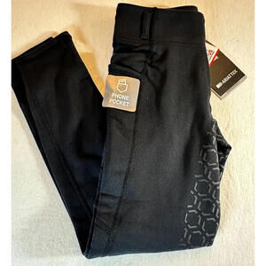 Ariat Tek Breeches Black Equestrian Riding Pants  Youth Medium 10